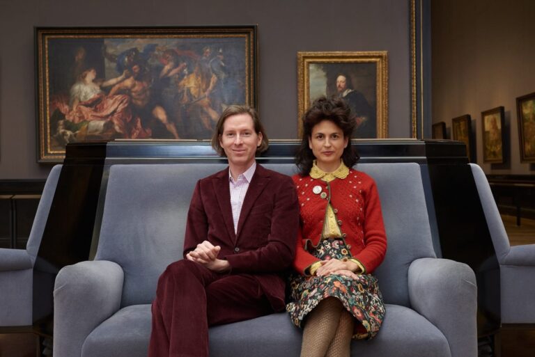 Anderson and Malouf at the Kunsthistoriches Museum: Wes Anderson and Juman Malouf in the Kunsthistorisches Museum KHM-Museumsverband
