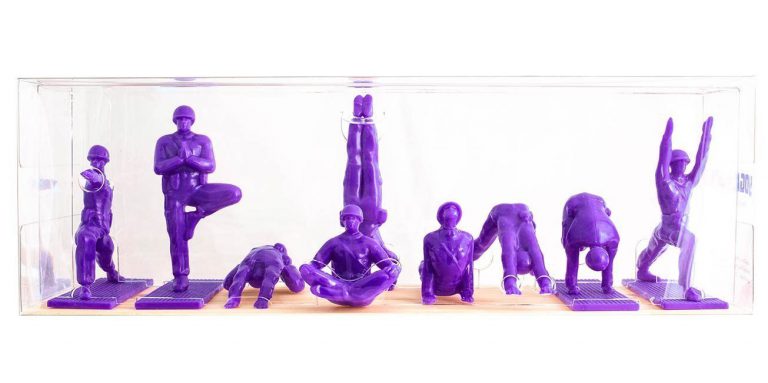 Christmas Gifts from Art Museums: Yoga Joes figurines, Museum of Contemporary Art Australia, Sydney, Australia.
