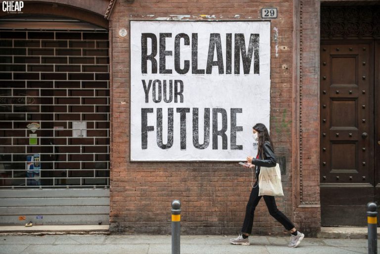 CHEAP: Reclaim Your Future, Bologna, Italy. Courtesy of CHEAP.
