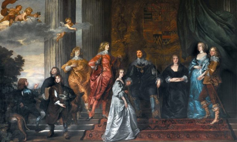 Lady Anne Clifford: Anthony van Dyck, Philip Herbert, 4th Earl of Pembroke with His Family, ca. 1635, Tate, London, UK.
