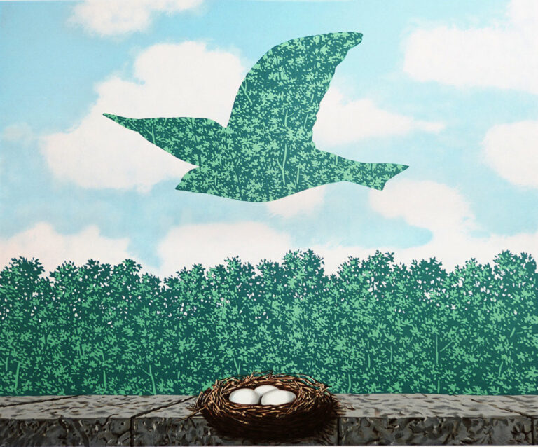 Spring in art: Rene Magritte, Spring, 1965, private collection. Wikimedia Commons.
