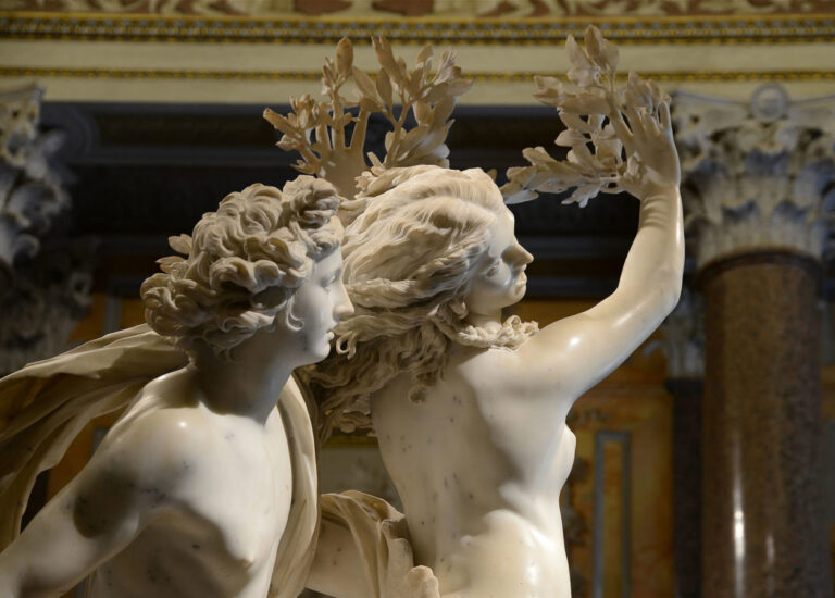 Apollo and Daphne #metoo: Gian Lorenzo Bernini, Apollo and Daphne, 1625, Galleria Borghese, Rome. Wikimedia Commons.
