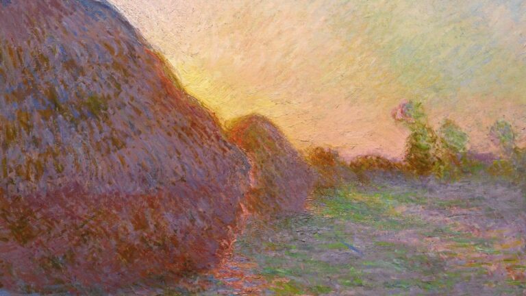 Claude Monet Meules: Claude Monet, Meules, 1890, private collection. Sotheby’s.
