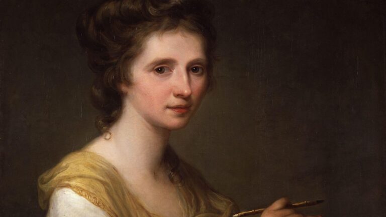 Around the World with the National Portrait Gallery - P.5 Europe: Angelica Kauffman, Angelica Kauffman, ca 1770-1775, © National Portrait Gallery, London.
