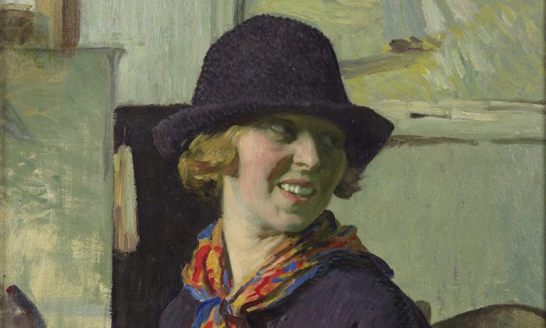 Laura Knight Life: Dame Laura Knight, Self-portrait, 1921, private collection. Dame Laura Knight Official Website.
