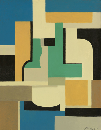 royal museums staff picks: Marthe Donas, Abstract Composition nr. 5, 1920, Royal Museums of Fine Art of Belgium, Brussels, Belgium.
