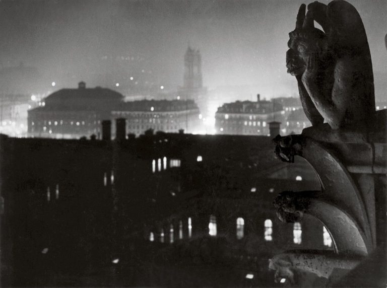 paris early photographs: Brassaï, View of Paris from Notre Dame, toward the Hôtel-Dieu and the Tour Saint-Jacques , 1933, Estate Brassaï Succession, Paris, France.
