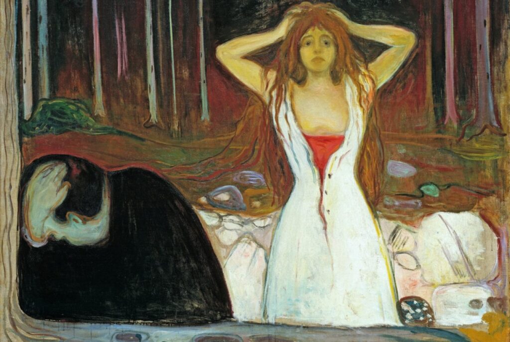 expressionist artists to know: 5 Expressionist Artists You Should Know: Edvard Munch, Ashes, 1894–95, National Museum of Art, Architecture and Design, Oslo, Norway.
