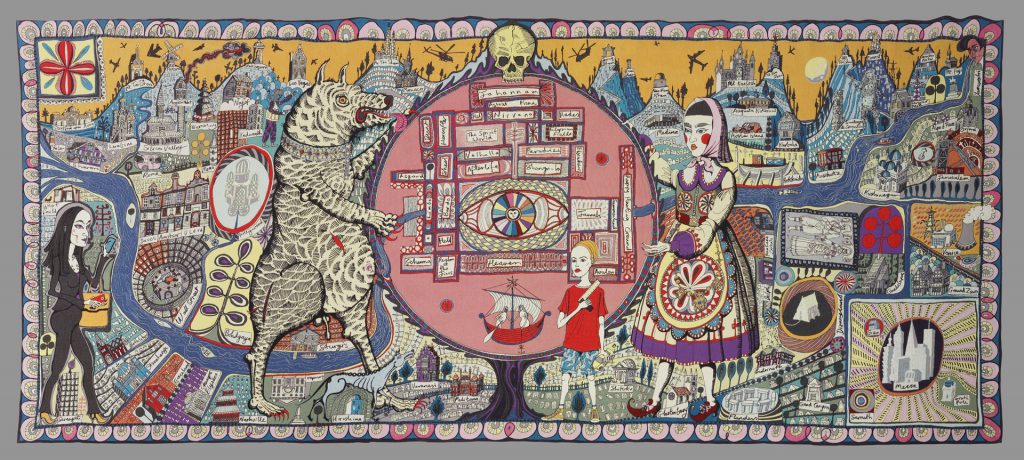 new dailyart magazine: grayson perry, Maps of Truths and Beliefs , 2011