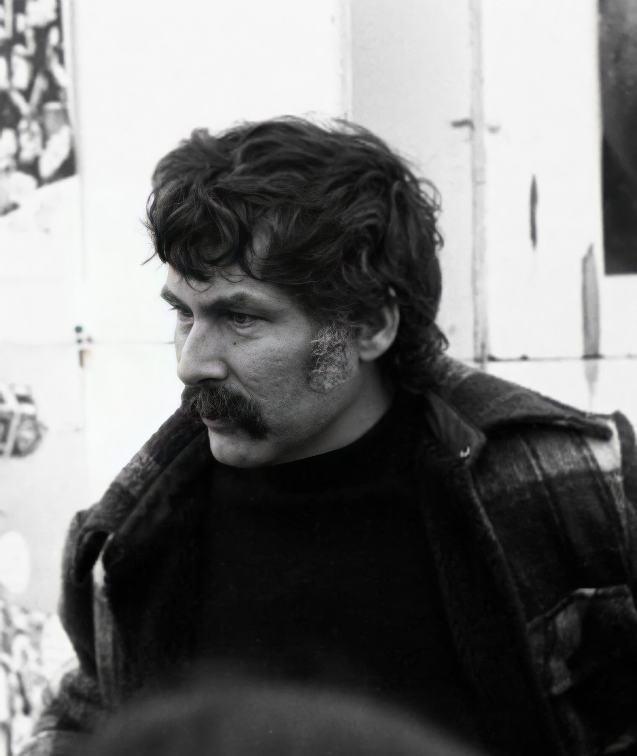 odyssey: Portrait shot of Jacques Lob, late 1970s, France. Mubi.
