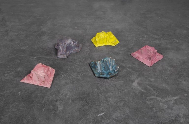 Ayşe Erkmen artist: Ayşe Erkmen, not the color it is, 2014, Kunsthalle Vogelmann, Heilbronn, Germany. Artist’s website.
