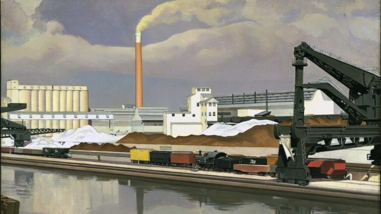 Ford River Rouge Complex: Charles Sheeler, American Landscape, 1930, The Museum of Modern Art, New York, NY, USA.
