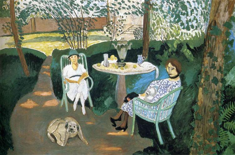 tea in paintings: Henri Matisse, Tea, 1919, LACMA, Los Angeles, CA, USA. © Succession H. Matisse / Artists Rights Society (ARS), New York.
