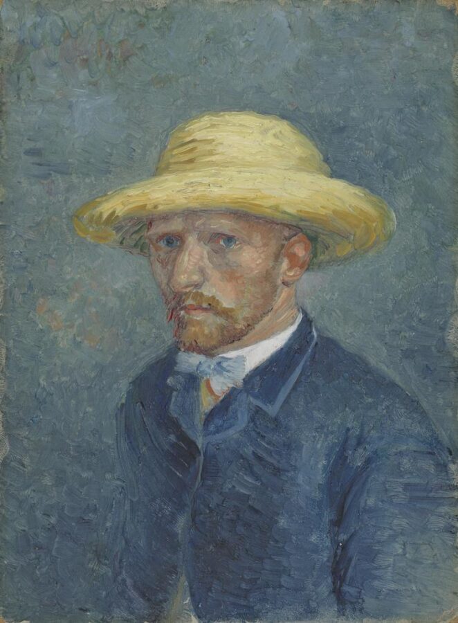 Widow Van Gogh: Vincent van Gogh, Portrait of Theo van Gogh (presumed), 1887, Van Gogh Museum, Amsterdam, Netherlands.
