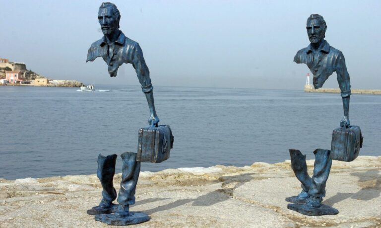 sculptures of bruno catalano: Bruno Catalano, Le Grand Van Gogh, Marseilles, France, 2013, source: Pinterest
