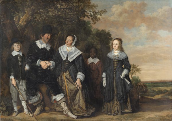 dutch golden age: Frans Hals, Portrait of an Unknown Family