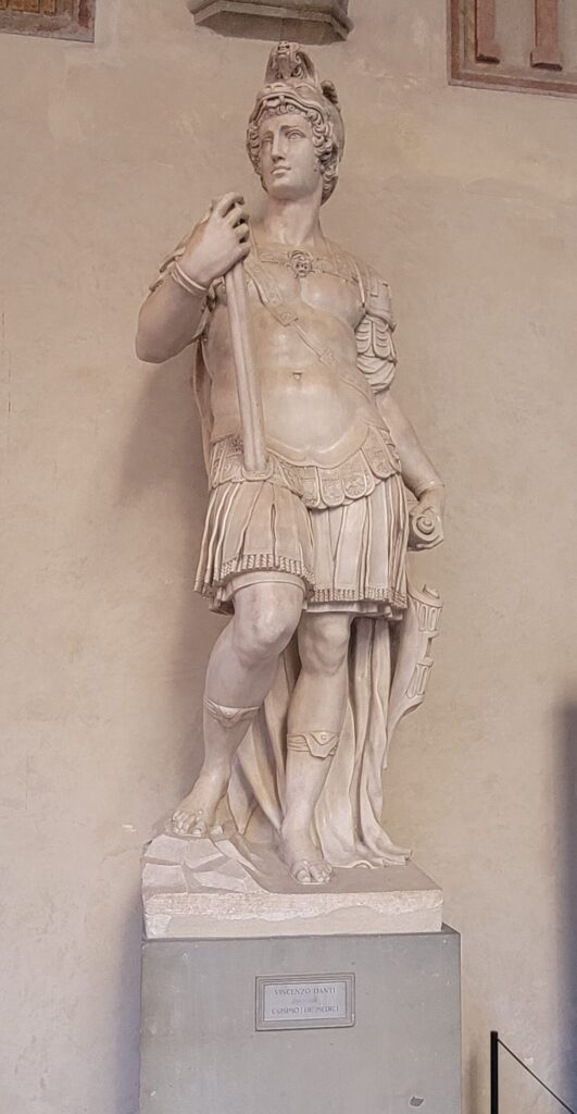 Bargello: Vincenzo Danti, Cosimo I as Augustus, ca. 1568-1572, Bargello National Museum, Florence, Italy. Photo by author, 2021.
