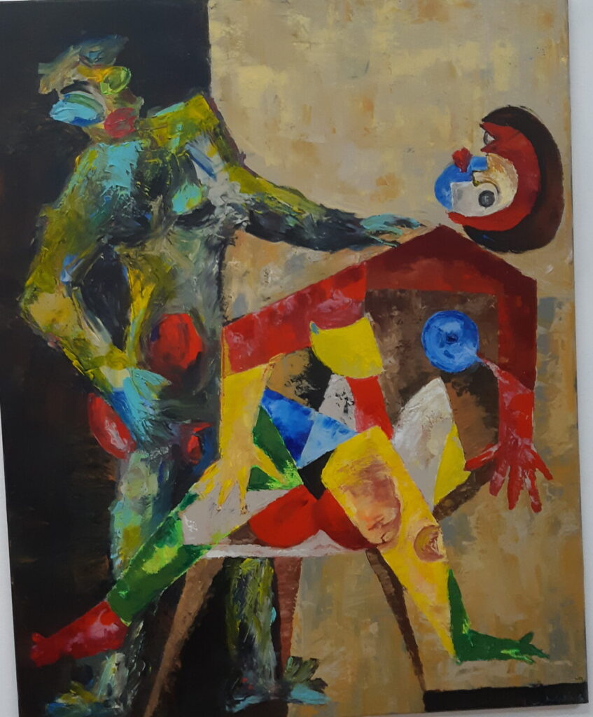 7 exhibition: Lucian Păiș, The Expressionist in Love with the Cubist. Personal archive.
