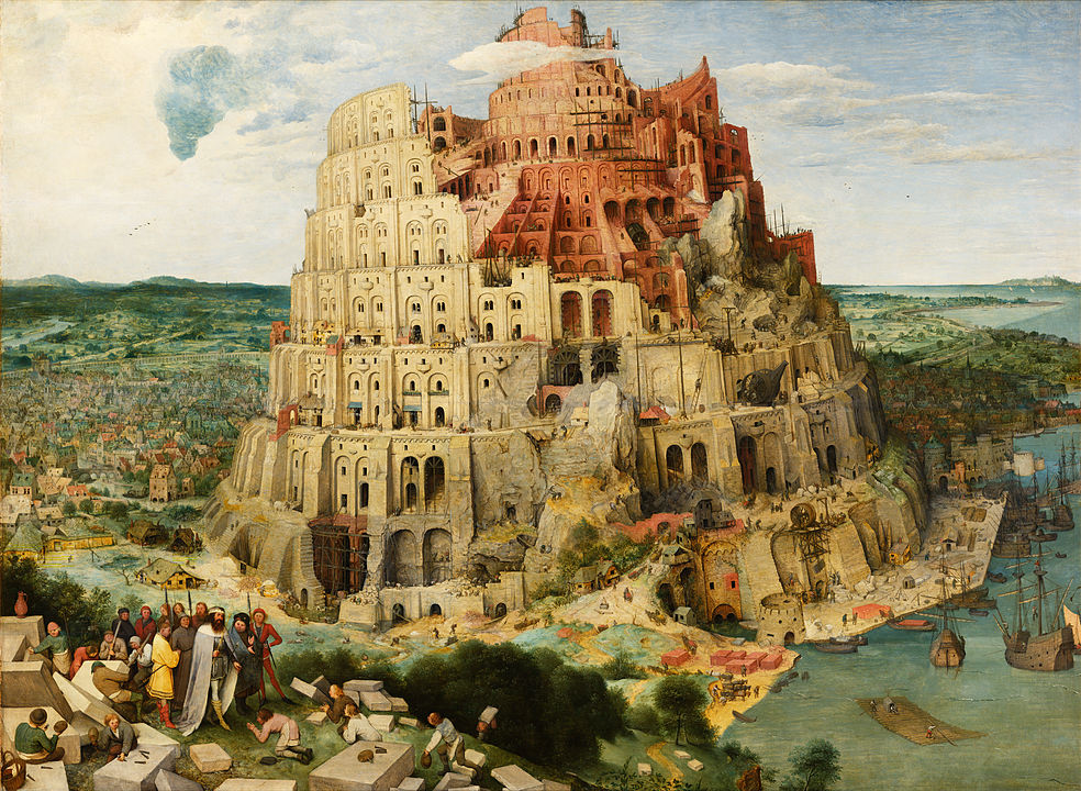 dailyart prints: Pieter Bruegel the Elder, The Tower of Babel, 1563, Kunsthistorisches Museum, Vienna, Austria.
