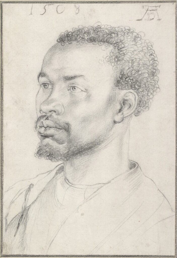 Renaissance portraits Rijksmuseum: Albrecht Dürer, Portrait of an African Man, 1508
