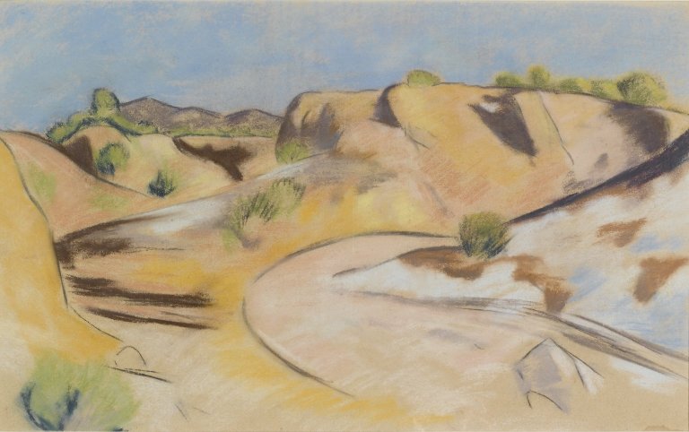 Marsden Hartley: Marsden Hartley, New Mexico, 1916-1922, Brooklyn Museum, New York, USA.
