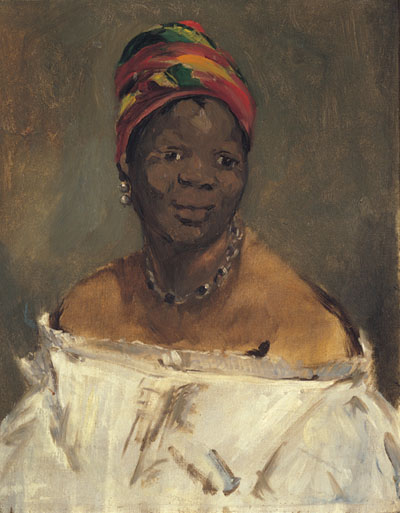 slavery, black models, french art, Edouard Manet, La Negresse, 1862