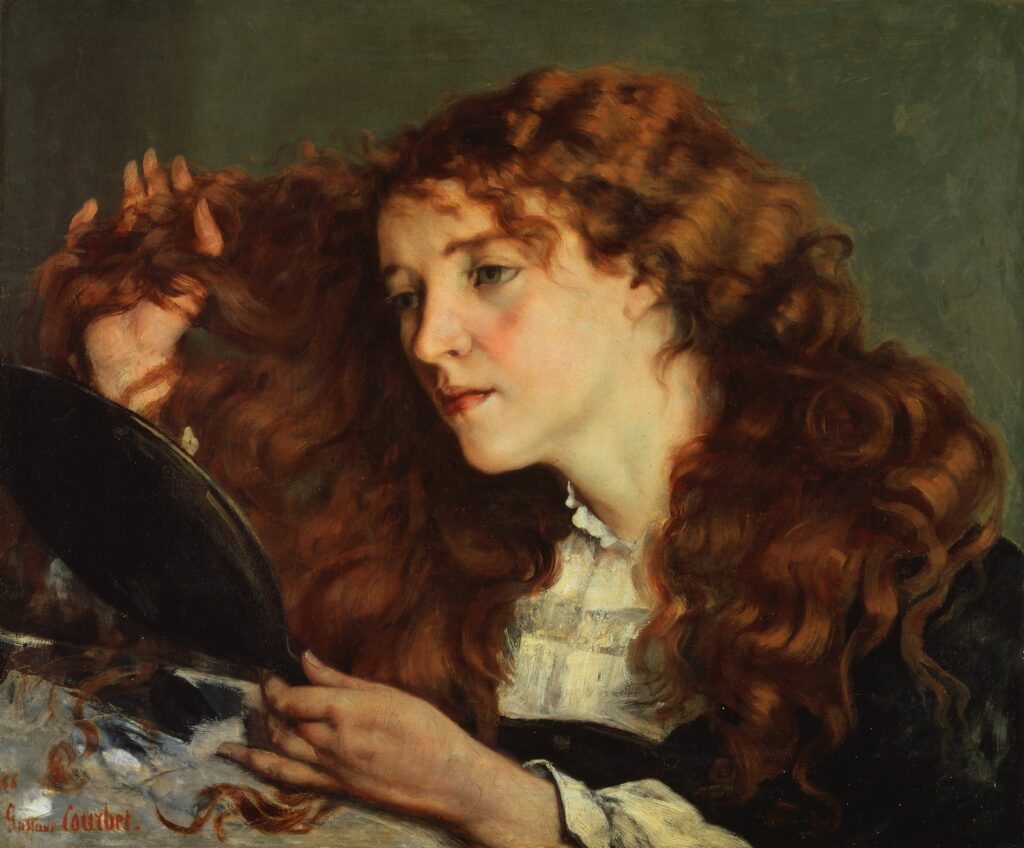 Joanna Hiffernan: Gustave Courbet, Jo, la belle Irlandaise, 1865–1866, The Metropolitan Museum of Art, New York, USA.

