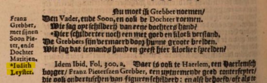 Dutch Golden Age Women: Beschrijvinge ende lof der stad Haerlem in Holland, by Samuel Ampzing, 1628. Google Books.
