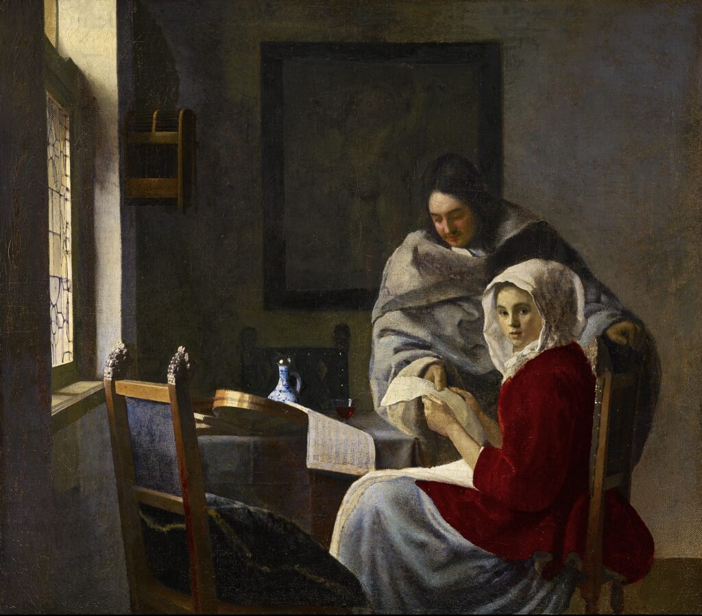 Johannes Vermeer, Die unterbrochene Musikstunde, 1660/61 The Frick Collection, New York City © The Frick Collection, Foto: Michael Bodycomb