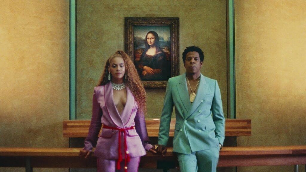 black models art: Black models in art: The Carters, Beyonce and JayZ, Apes**t. You Tube.
