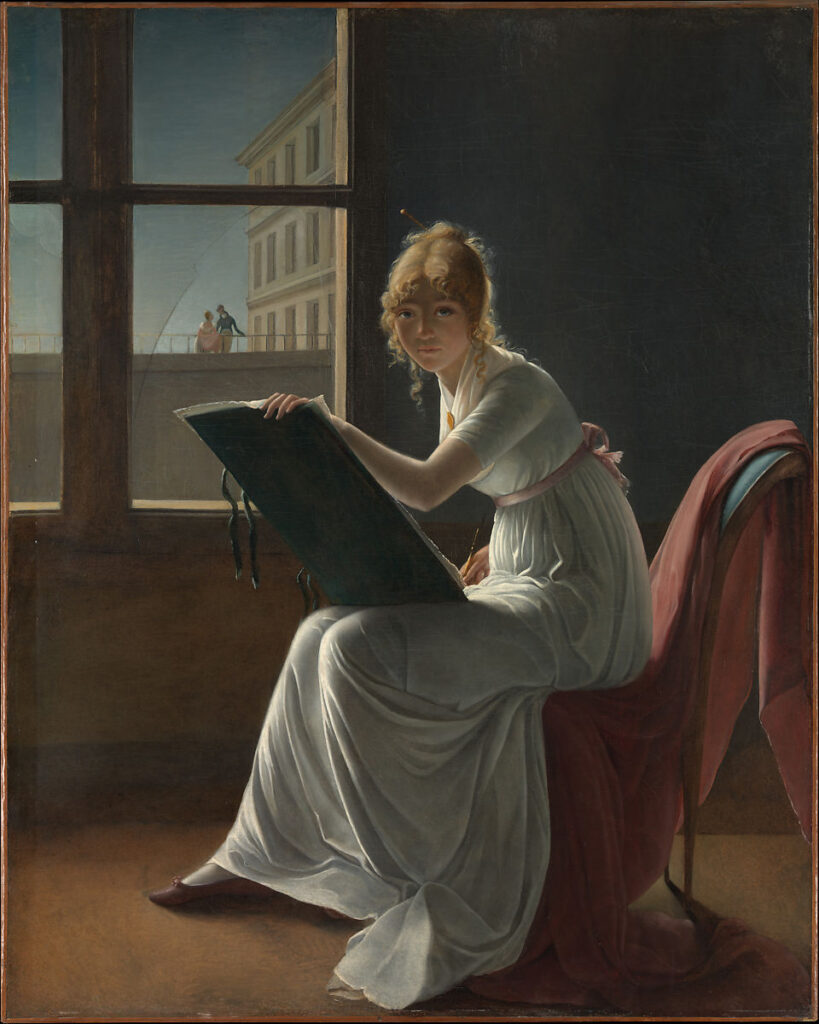 Marie-Denis Villers, Portrait of Charlotte du Val d'Ognes, 1801, Metropolitan Museum of Art, New York, NY, USA. 