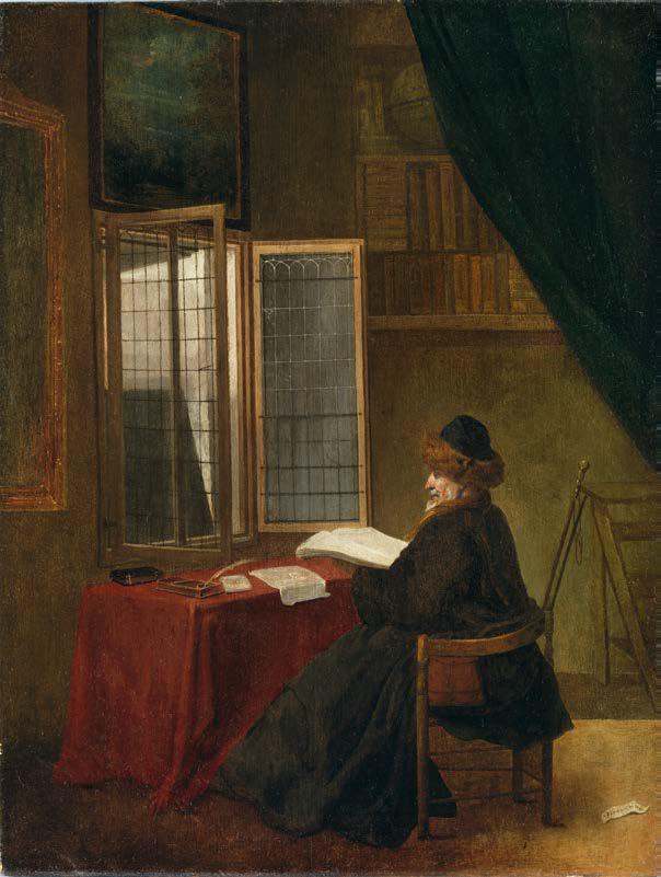 Jacobus Vrel: Jacobus Vrel, An Old Man in his Study, The Orsay Collection, Paris, France.
