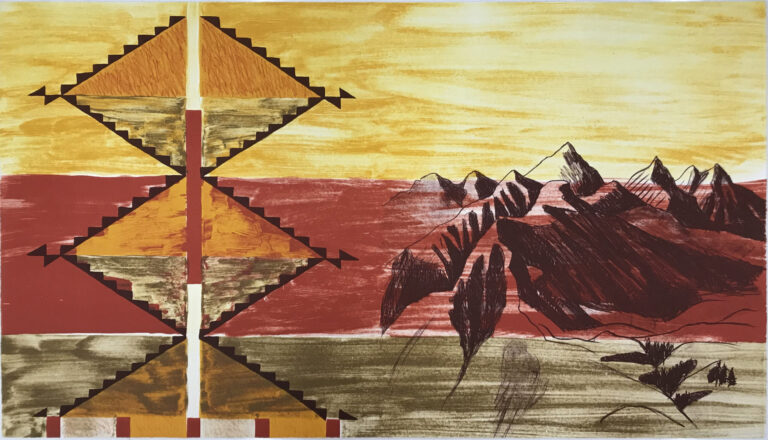 Native American Printmakers, Kay WalkingStick, Wallowa Memory, 2003,