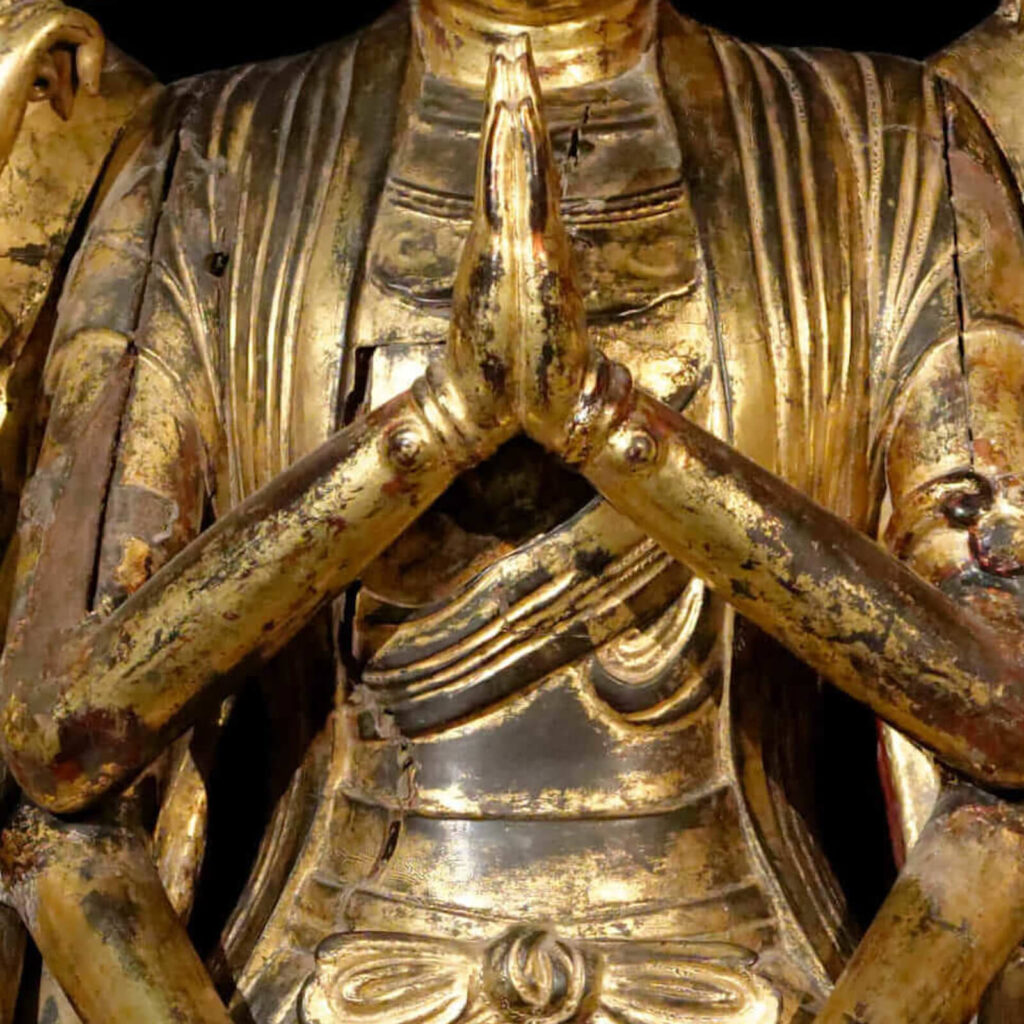 Bodhisattva Avalokiteśvara: Bodhisattva Avalokiteśvara, ca. 1766-1833, Vietnam, Musée Guimet, Paris, France. Detail.
