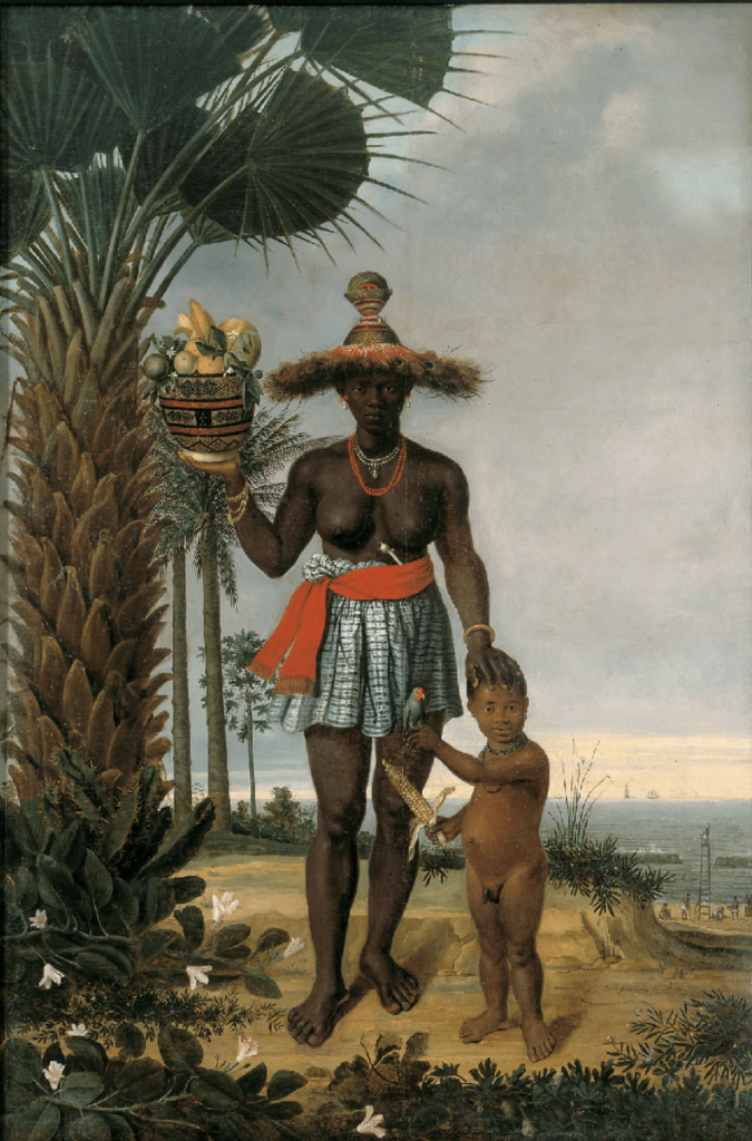 Frans Post: Albert Eckhout, African Woman and Child, 1641, National Museum of Denmark, Copenhagen, Denmark.
