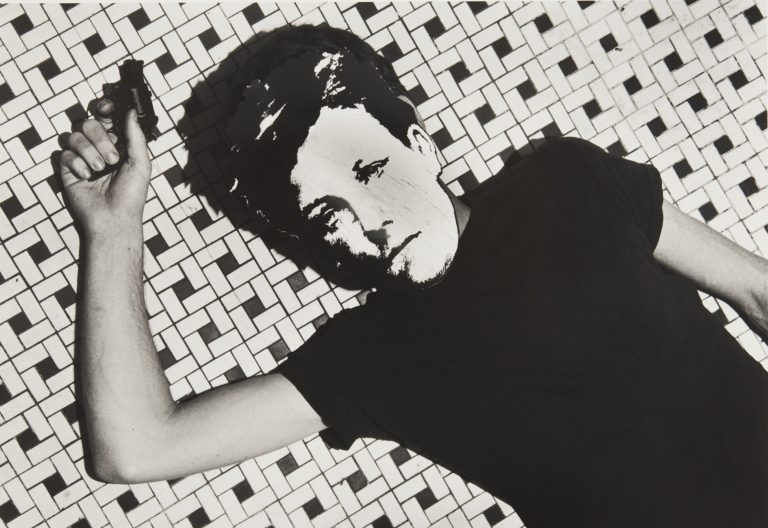 David Wojnarowicz: David Wojnarowicz, Arthur Rimbaud in New York (tile floor, gun), 1978-2004. Art Basel.
