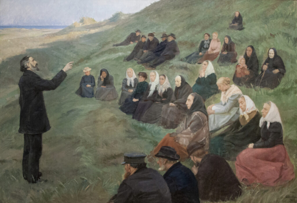 Artsy resolutions: Anna Ancher, A Field Sermon, 1903, Skagens Museum, Skagen, Denmark. Photograph by Szilas via Wikimedia Commons (public domain).
