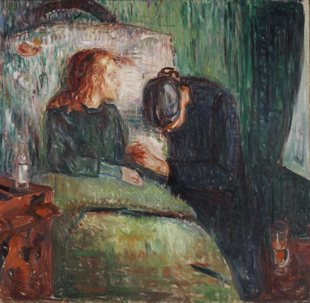 sickness in art: Edvard Munch, The Sick Child, 1907, Tate, London, UK. Museum’s website.
