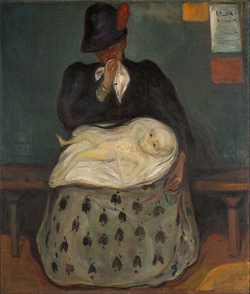 on ugliness: Edvard Munch, Inheritance I, 1897-1899, Munch Museum, Oslo, Norway.
