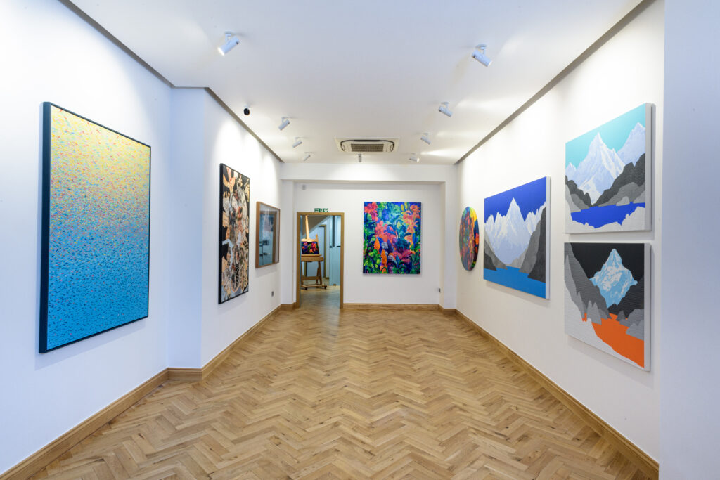 Photograph of Arcadia at Grove Square Galleries, London, UK.
