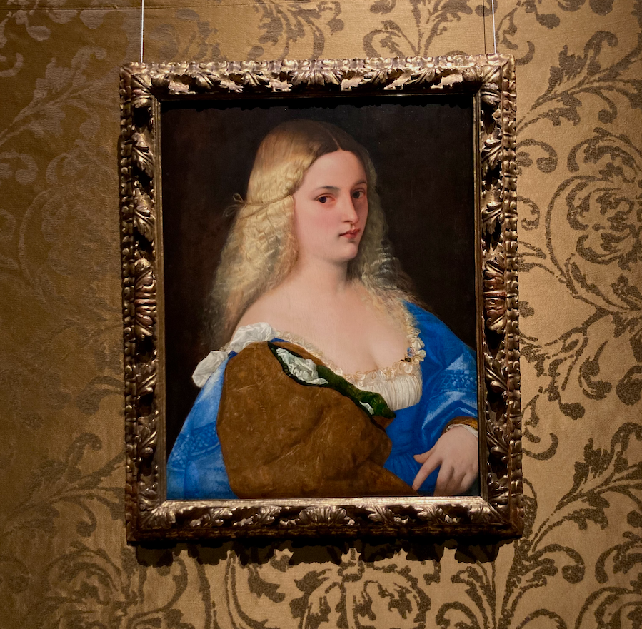 titian vision of women: Titian, Violante, 1510/14, Kunsthistorisches Museum, Vienna, Austria. Photo by the author.
