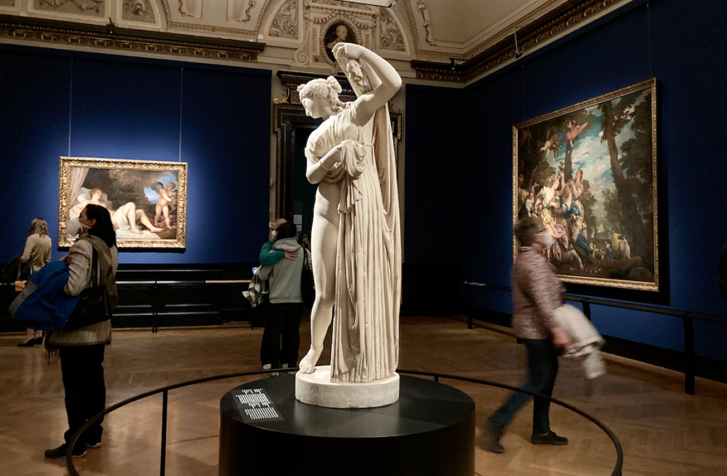 Installation view: Titian's Vision of Women. Beauty–Love–Poetry, 5 October 2021 until 16 January 2022, Kunsthistorisches Museum, Vienna, Austria.