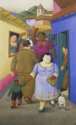 Fernando Botero, The Street, 2000, BAM Mons