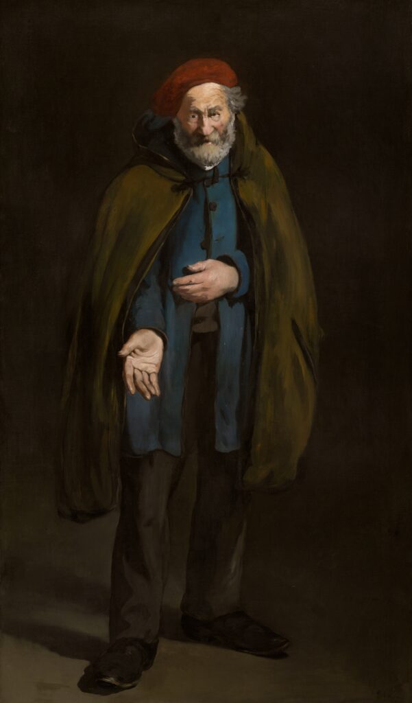 Manet philosophers: Édouard Manet, Beggar with a Duffle Coat (Philosophers), ca. 1865-1867, Art Institute of Chicago, Chicago, IL, USA.
