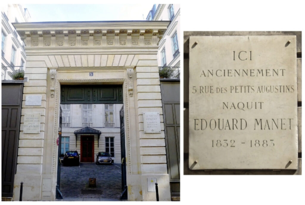 Édouard Manet: Édouard Manet’s birthplace, Paris, France. Zen Art Supplies.
