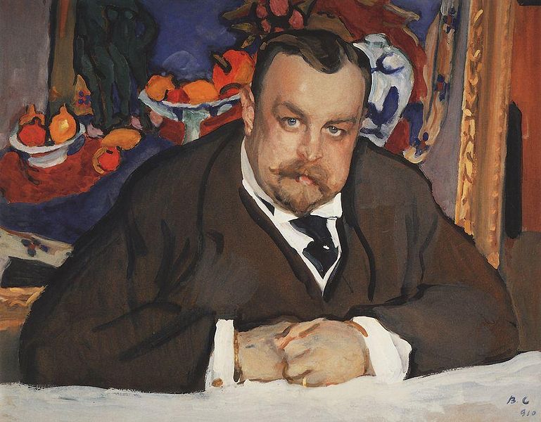 Morozov Collection: Valentin Serov, Portrait of Ivan Morozov, 1910. Tretyakov Gallery, Moscow, Russia.
