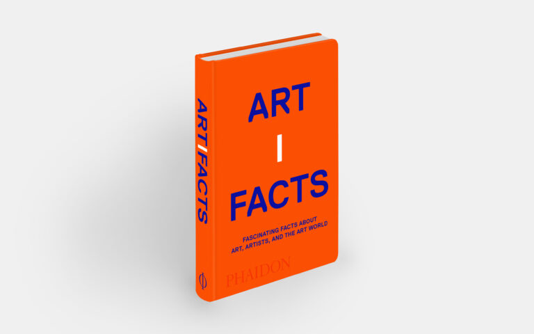Facts About Art: Book cover of Artifacts. Fascinating Facts about Art, Artists, and the Art World by Phaidon Editors, Phaidon, 2022. Publisher’s website.
