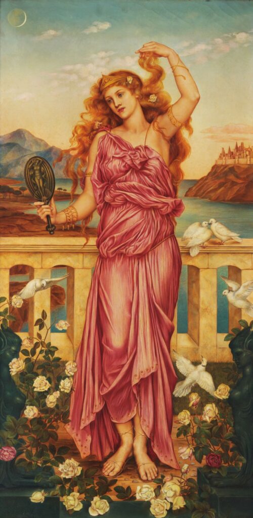 queens classical history: Evelyn De Morgan, Helen of Troy, 1898, De Morgan Collection, Barnsley, UK