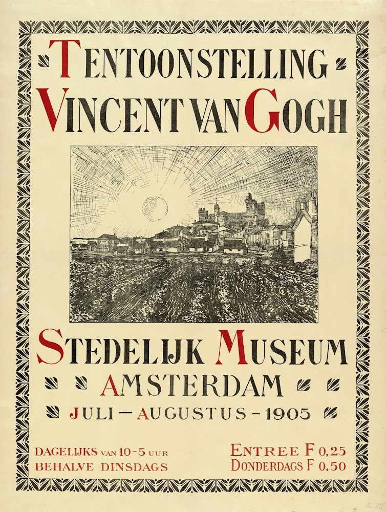 Poster of the Van Gogh exhibition