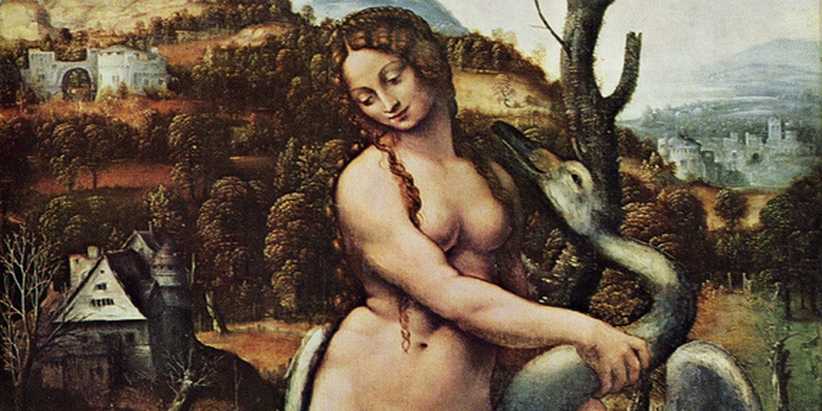 classical queens, followers of Leonardo Da Vinci, Leda and the Swan, 1503-1510